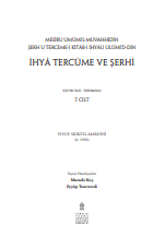 İhyâ Tercüme ve Şerhi: cilt 7 (11 Cilt)